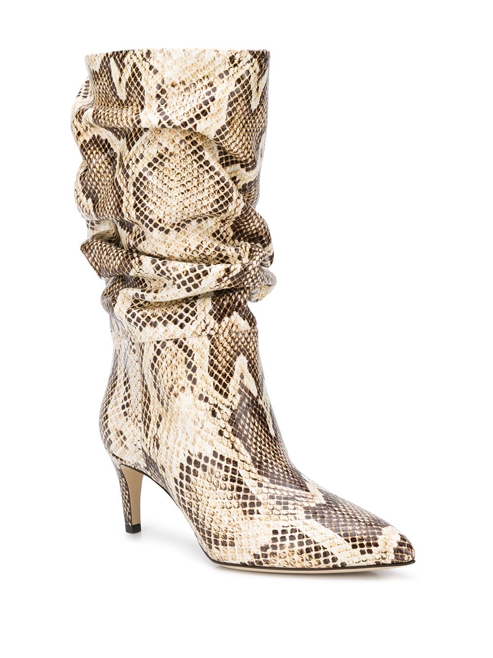 Paris Texas snake-effect 65mm Ankle Boots - Farfetch