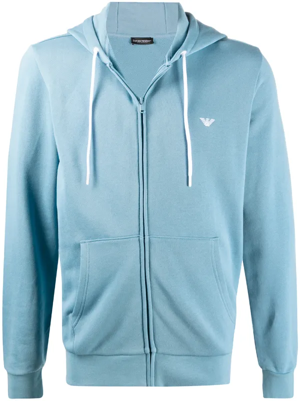 emporio armani zip up hoodie