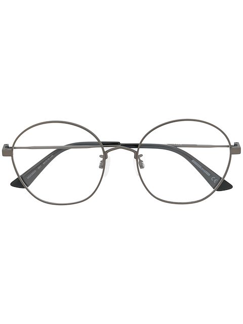 McQ Swallow round frame glasses
