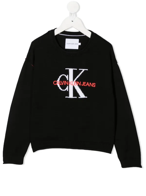 calvin klein logo jumper