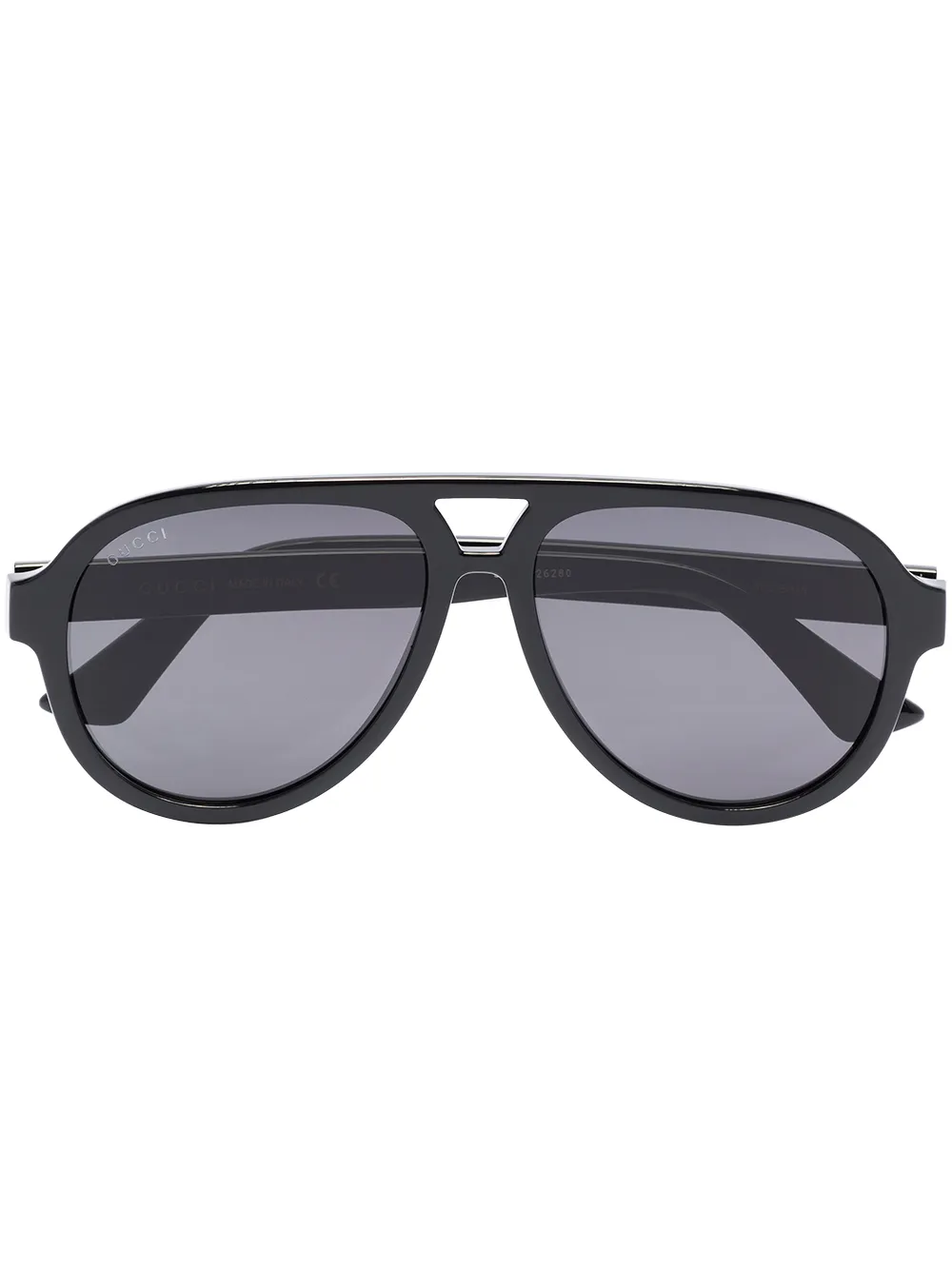 

Gucci Eyewear lentes de sol con armazón estilo piloto - Negro