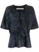 Image 1 of Raquel Allegra Henley tie-dye T-shirt