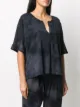 Raquel Allegra Henley tie-dye T-shirt
