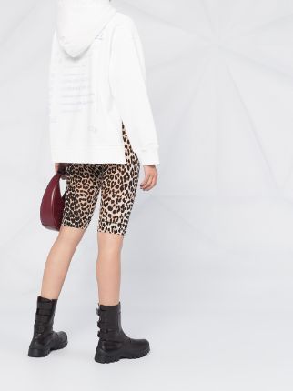 leopard-print cycling shorts展示图