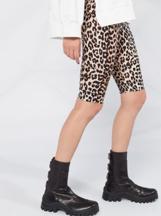 leopard-print cycling shorts展示图