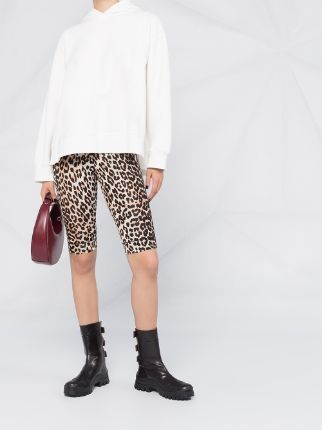 leopard-print cycling shorts展示图