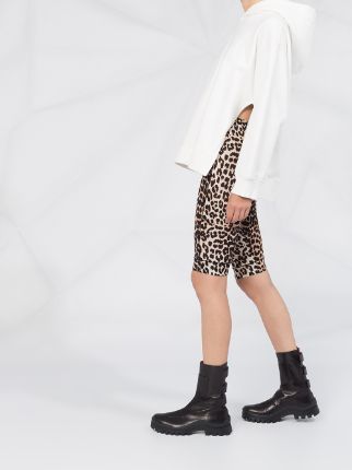 leopard-print cycling shorts展示图