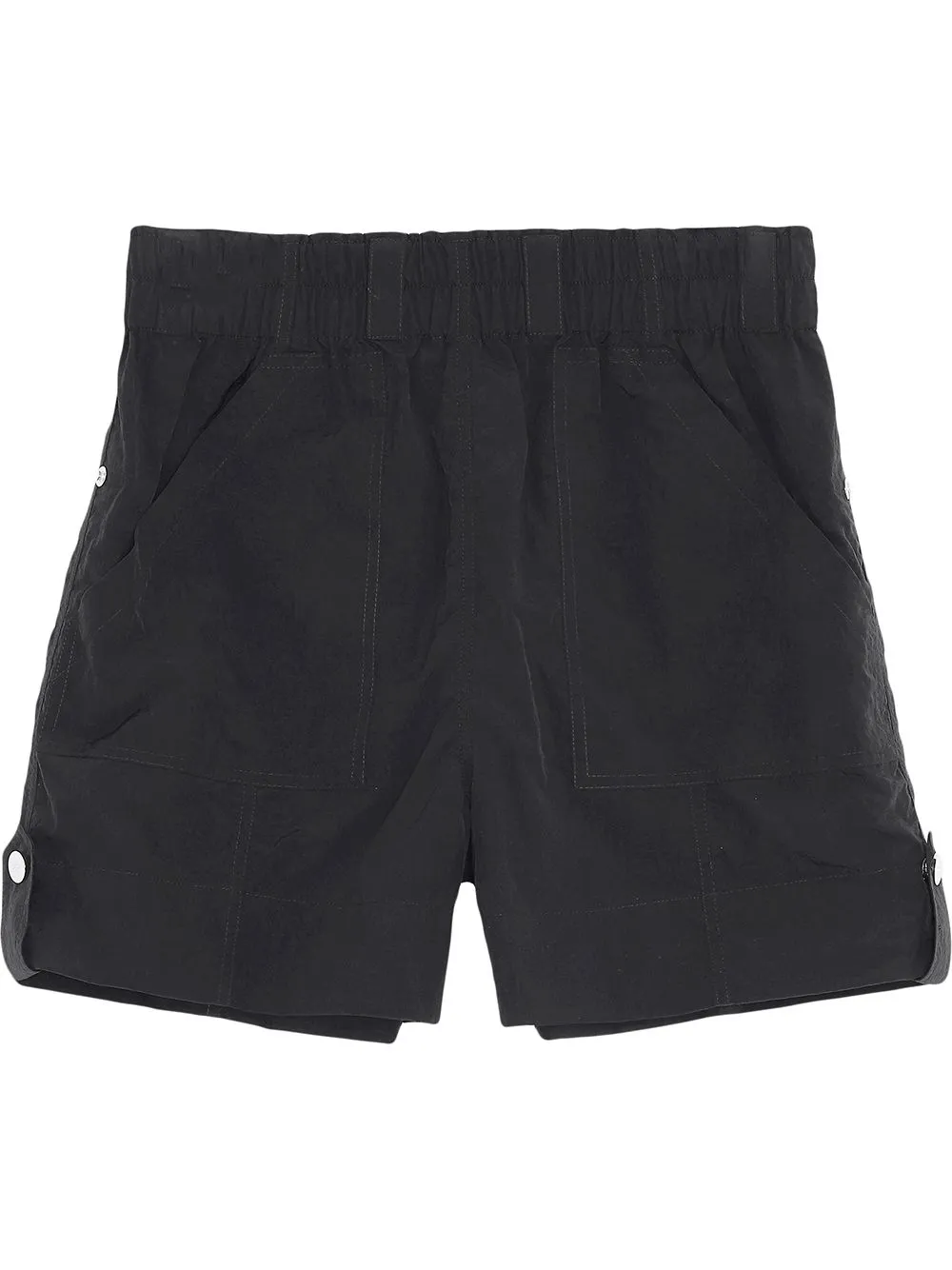 crinkled tech shorts | GANNI | Eraldo.com