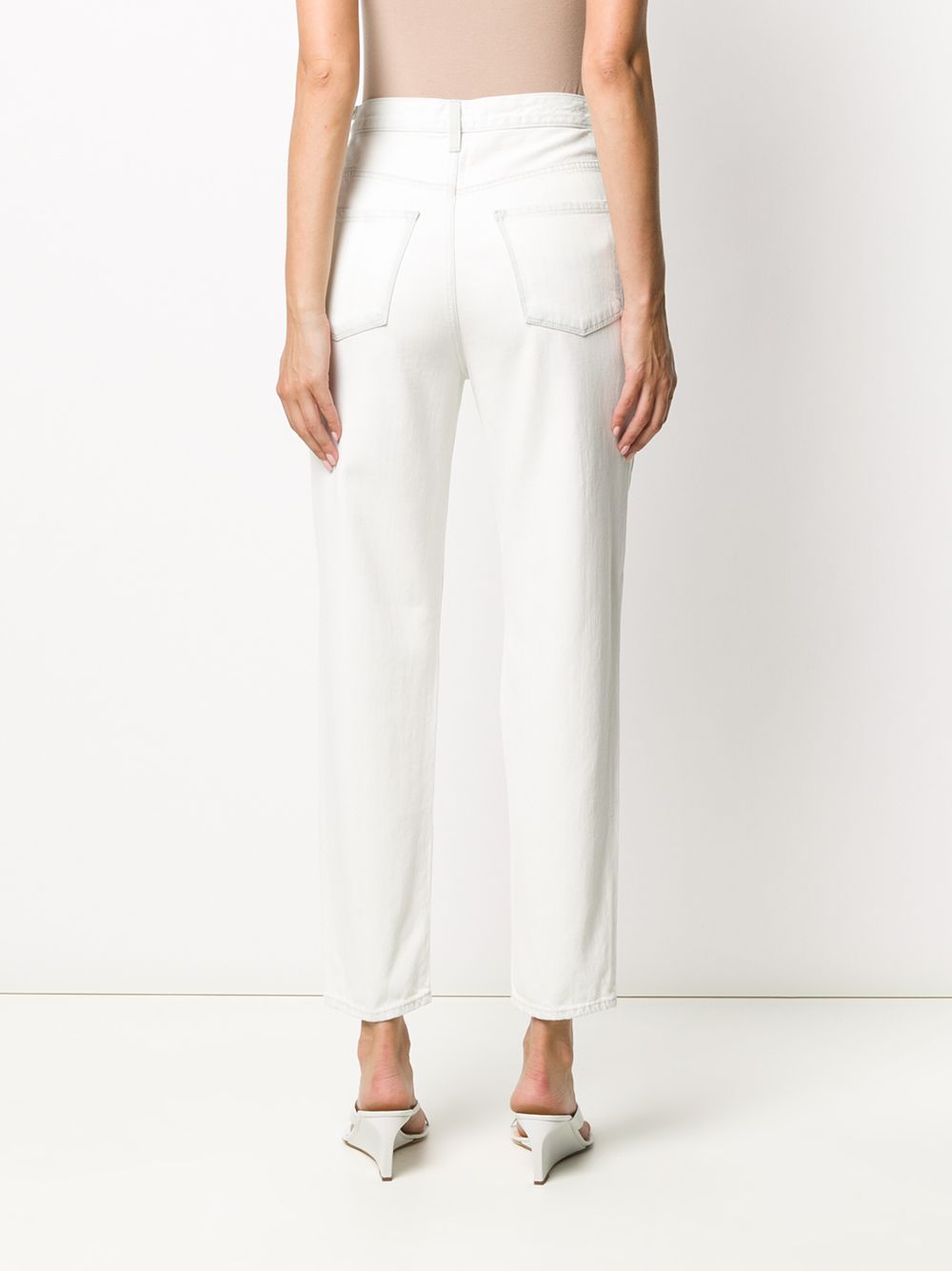 фото J brand high-waisted tapered jeans