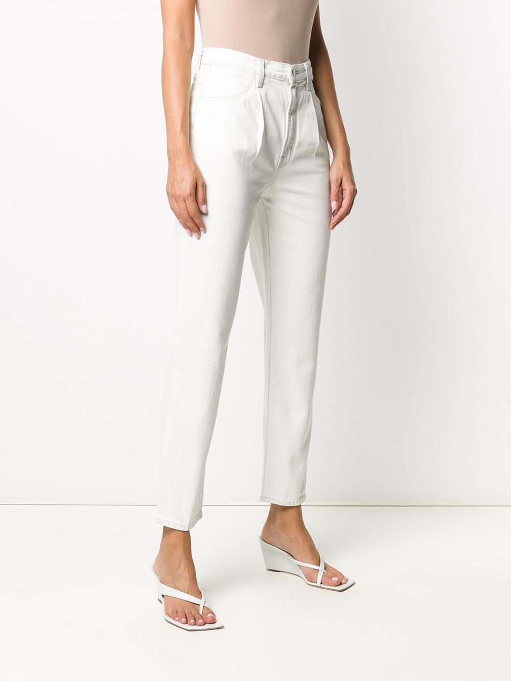 фото J brand high-waisted tapered jeans