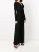 Norma Kamali gathered wrap-front jumpsuit
