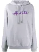 Image 1 of Off-White Script-logo relaxed-fit hoodie