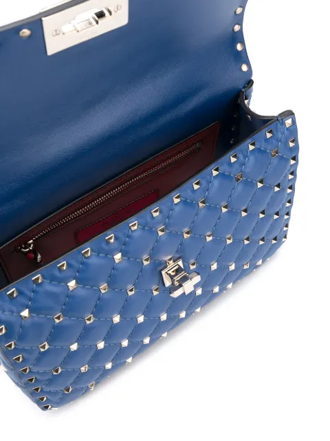 Valentino Garavani Spring Summer 2021 spike medium bag in white -  UW2B0122NAP 001
