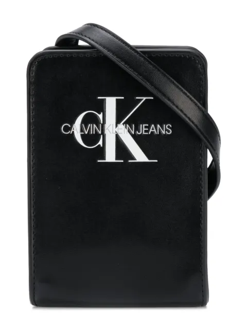 Calvin Klein Kids logo-print shoulder bag