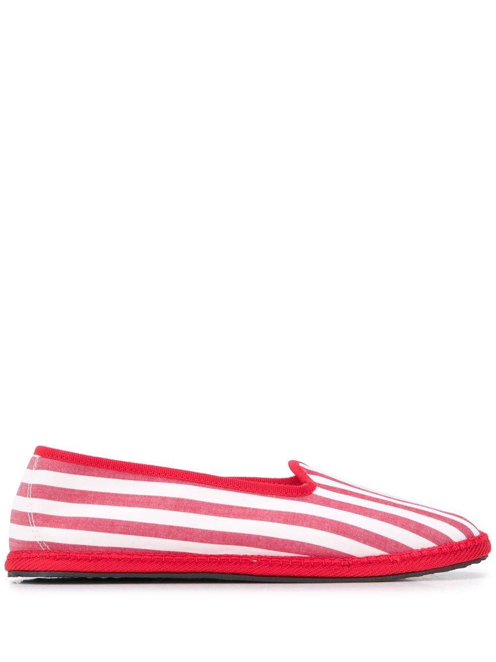 

Vibi Venezia striped slip-on espadrilles - Red