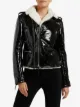 Giuseppe Zanotti polished biker jacket