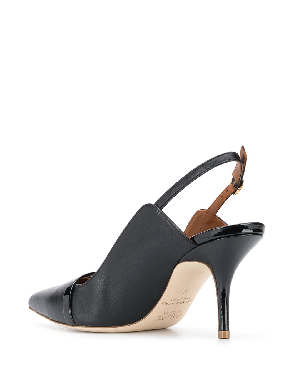 Shop Malone Souliers Marion 70 Slingback Pumps In Black