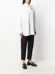 Rochas floral logo patch shirt