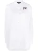 Image 1 of Rochas floral logo patch shirt