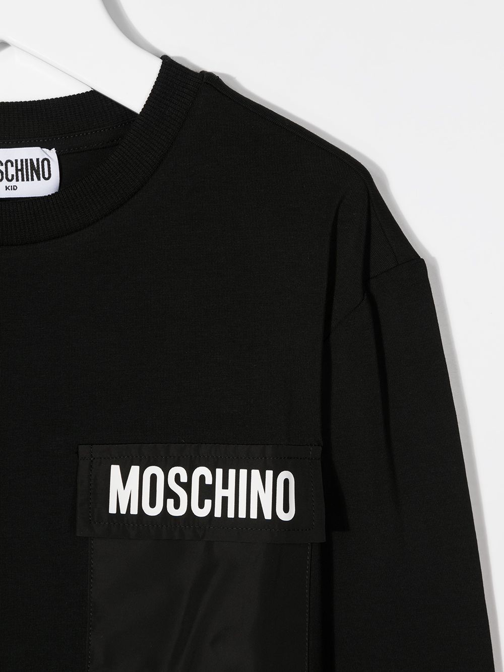 фото Moschino kids толстовка с длинными рукавами и логотипом