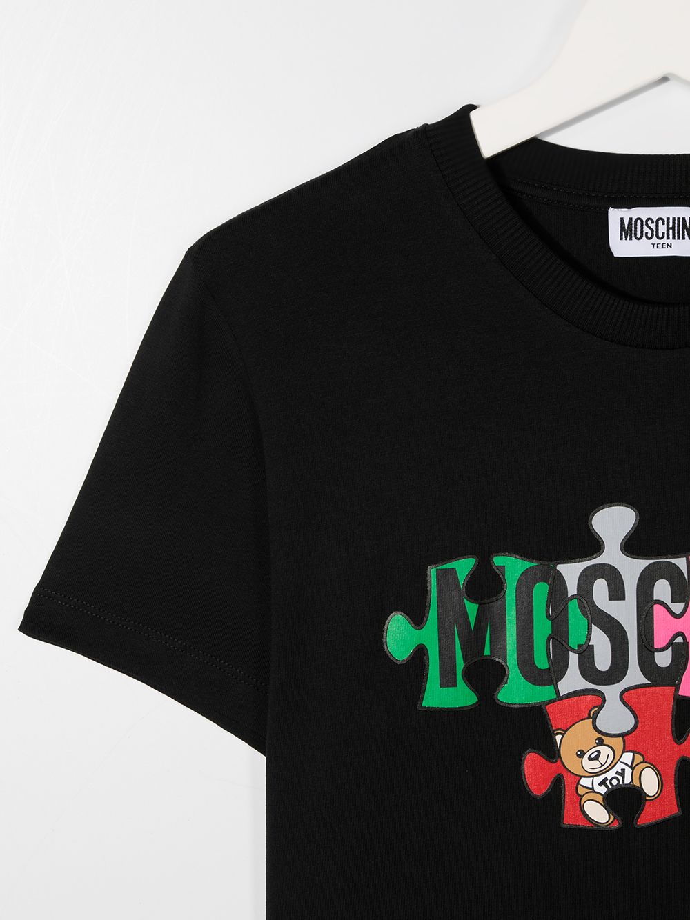 фото Moschino kids футболка с логотипом