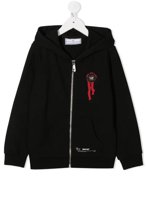 Philipp Plein Junior هودي بأكمام طويلة