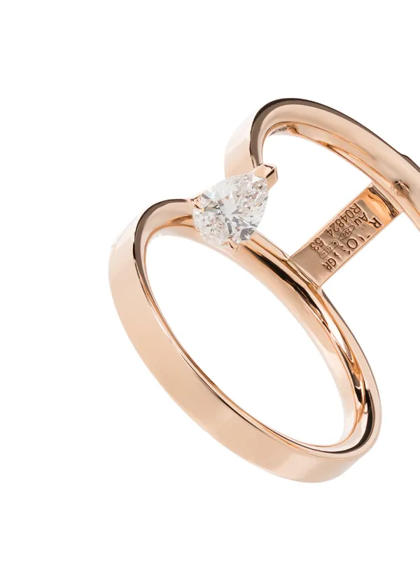 Repossi Serti Sur Vide ダイヤモンド リング 18Kローズゴールド 通販