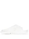 Balenciaga Track flat slide sandals - White