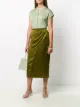 Image 2 of Vince straight silk skirt