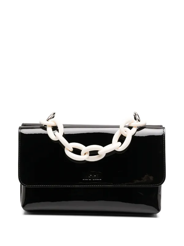 chain handle tote bag