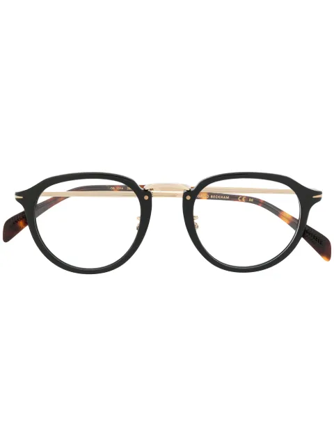 Eyewear by David Beckham DB 1014 round frame glasses