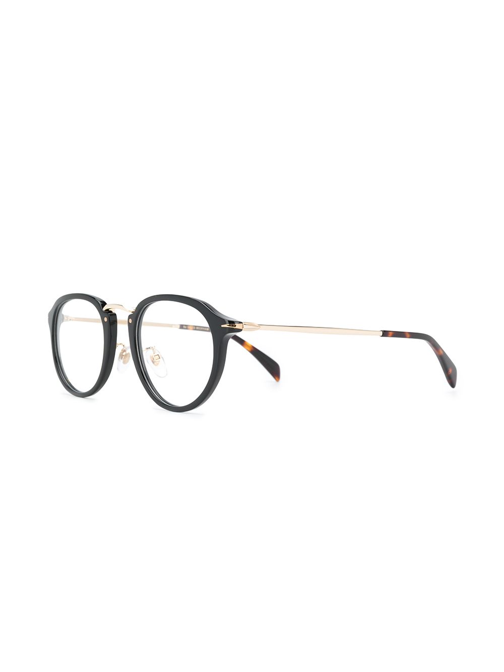 Eyewear by David Beckham DB 1014 bril met rond montuur - Zwart