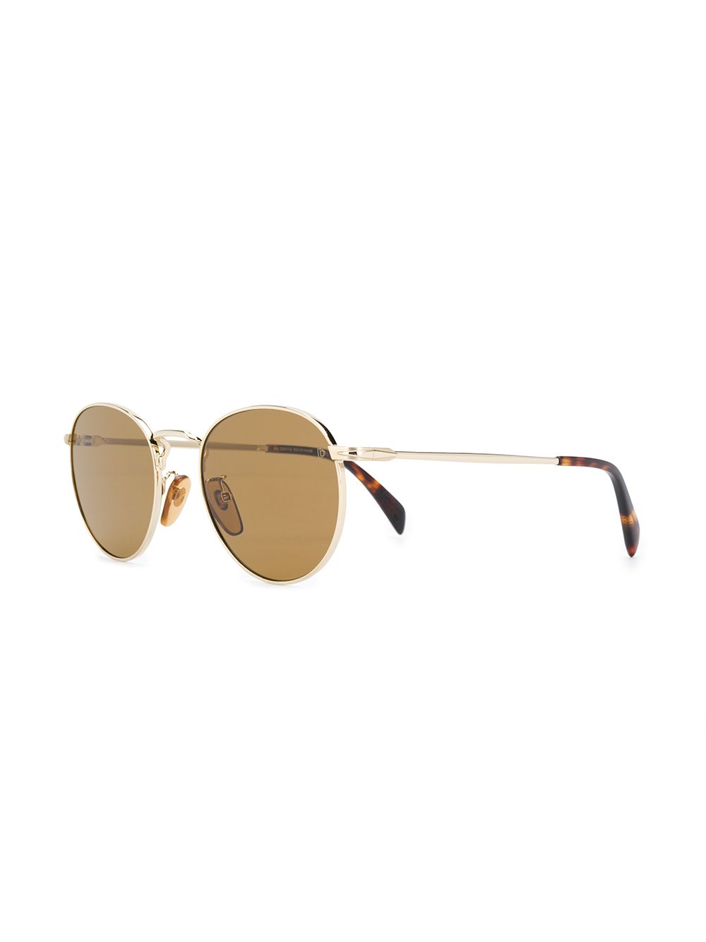 Eyewear by David Beckham Zonnebril met rond montuur - Goud