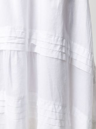 short-sleeved pleated dress展示图