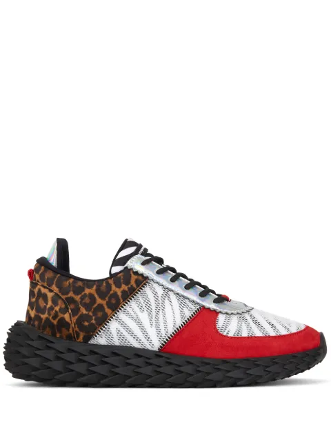 Giuseppe Zanotti animal panel sneakers