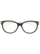 الصورة 1 من Bottega Veneta Eyewear نظارة بإطار مستدير