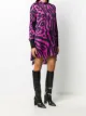 Just Cavalli فستان معتدل المقاس بطبعة حيوان