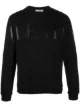 Image 1 of Valentino logo-print crew neck sweatshirt