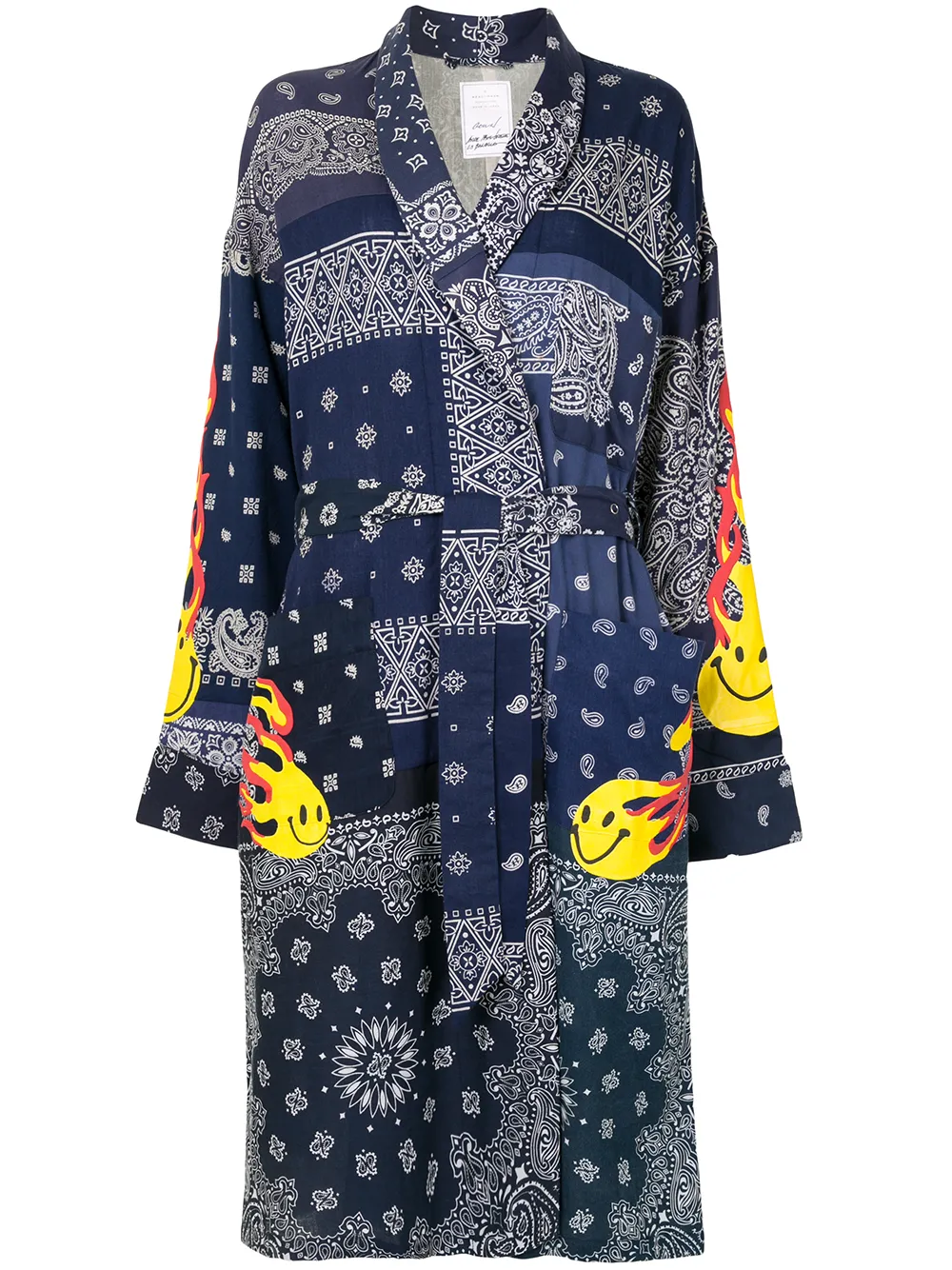 Readymade Trenchcoat Mit Paisley-Print DQ7ZT 9YTEu Readymade Trenchcoat Mit Paisley-Print DQ7ZT 9YTEu