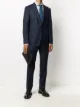 الصورة 2 من Canali بدلة بصف أزرار واحد منقوشة