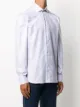 Canali micro-print French collar shirt