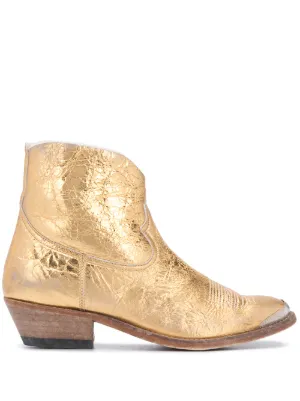 golden colour boot