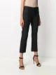Alexander McQueen pinstripe print cropped trousers