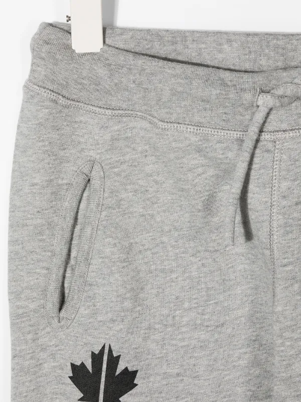 grey leaf track pants