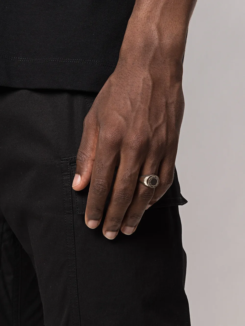 Guidi Ring met kristal - Zilver