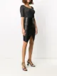 Patrizia Pepe faux leather wrap pencil skirt