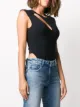 Patrizia Pepe cut-out bodysuit top