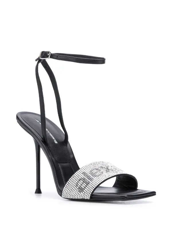 alexander wang logo heels