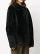 Blancha shearling wrap front jumper