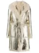 Image 1 of Blancha shearling belted coat
